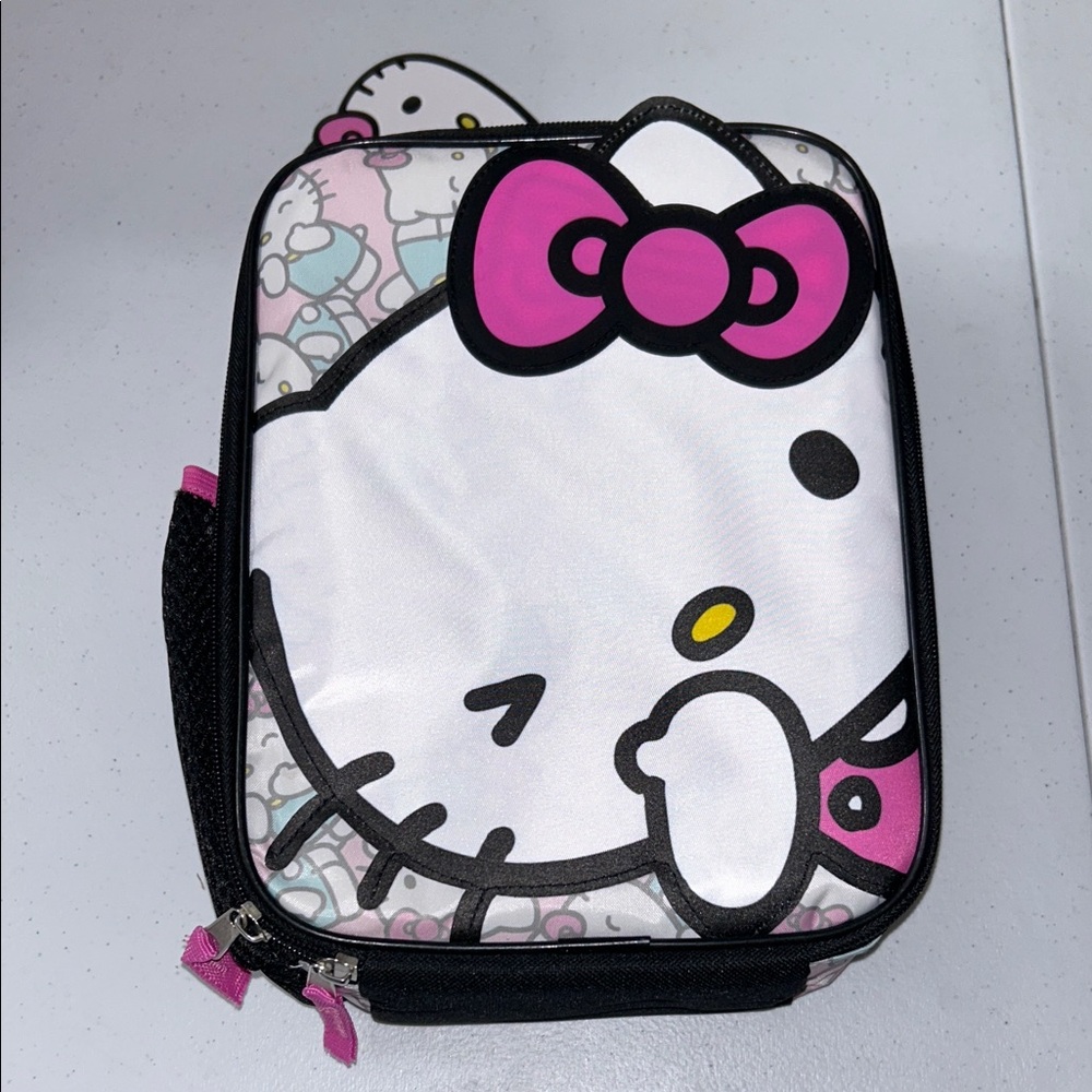 Hello Kitty Sanrio Pink and White Kids Lunch Bag NWT!